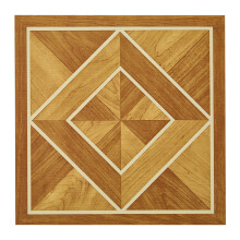 (Yellow Brown, 30pcs) 12in Wood Grain Diamond Self Adhesive Flooring Tiles