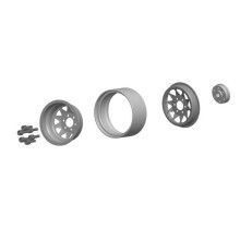 Jante en alliage d'aluminium à verrouillage du talon 2,2 pouces 4 pièces 90046