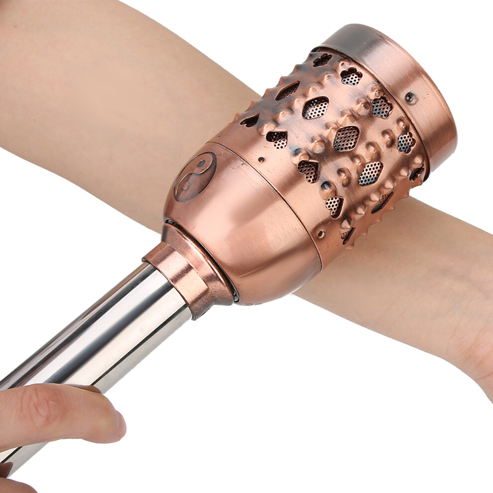 360 Rotatable Copper Moxibustion Stick for Full-Body Therapeutic Care