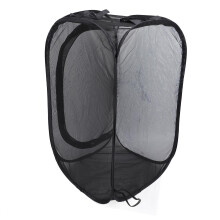 Recinto de malla negro para exteriores 35x35x60 cm 605g