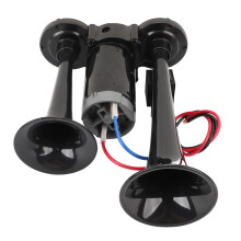 Sirena de aire de doble trompeta de 24 V 130dB para camiones coches furgonetas barcos uso marino de alta resistencia