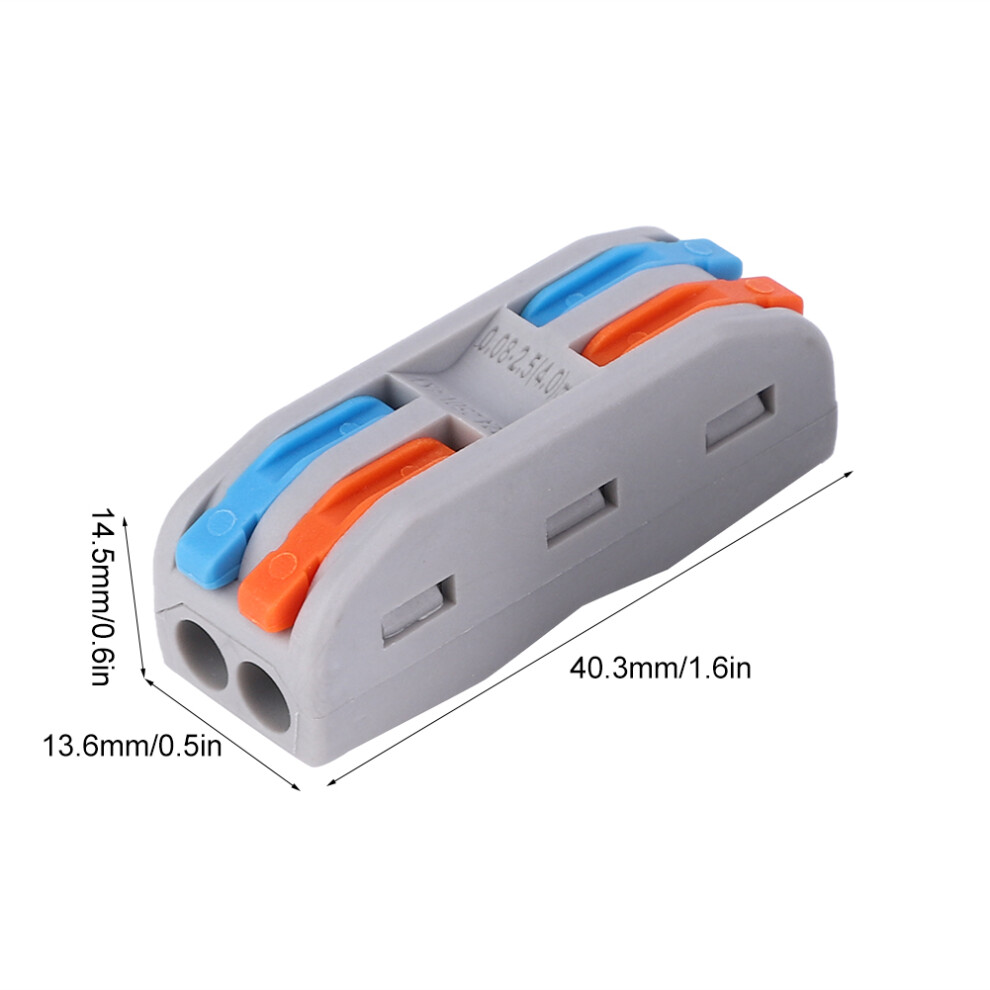 48Pcs Colorful Wiring Connectors 11-28Awg 250V 32A Pct-2-2 & 3 9381334179749