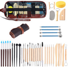 40 pièces – ensemble d’outils de sculpture pour poterie – argile céramique