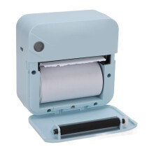 Stampante tascabile 1000mAh compatta blu BT termica