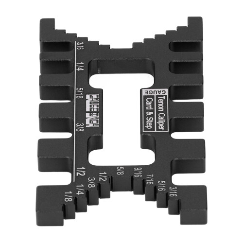 Dovetail-Jig-Messschieber Schwarz metrisch/imperial