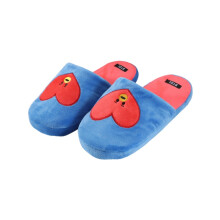 (TATA)Bt21 Cartoon Hallenschuhe Serie Plüsch Hausschuhe Paar warme Hausschuhe Baumwolle