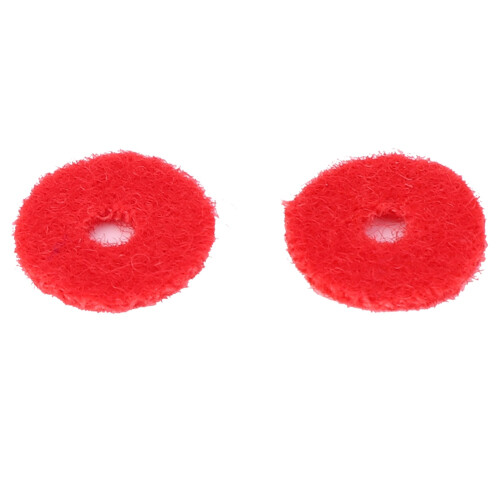 90Pcs Piano Ring Gaskets, Soft Wool, Red, 1mm Thickness Accessories 2