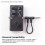 1 pièce câble patch guitare 24 po 6,35 mm noir 5