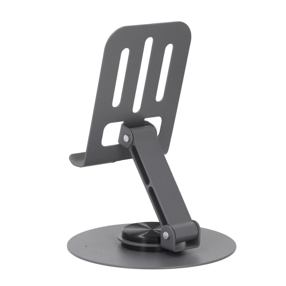 360 Rotating Carbon Steel Phone & Tablet Stand, Adjustable & Foldable 3521334189515