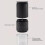 One-Touch-Kaffeemühle 110 ml schwarz 70  200 mm 8