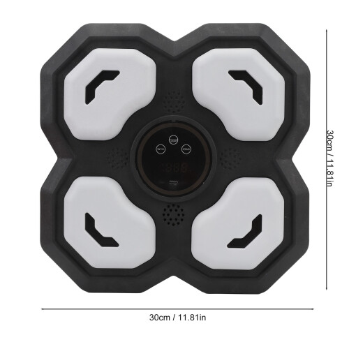Wall Mount Music Boxing Machine Intelligent Punching Target – Black 1
