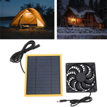 Solarmodul-Lüfter-Kit 20W Wasserdicht für Außen Kleine Hühnerställe Gewächshäuser Schuppen Haustierhäuser Fensterabzug Leiser Betrieb
