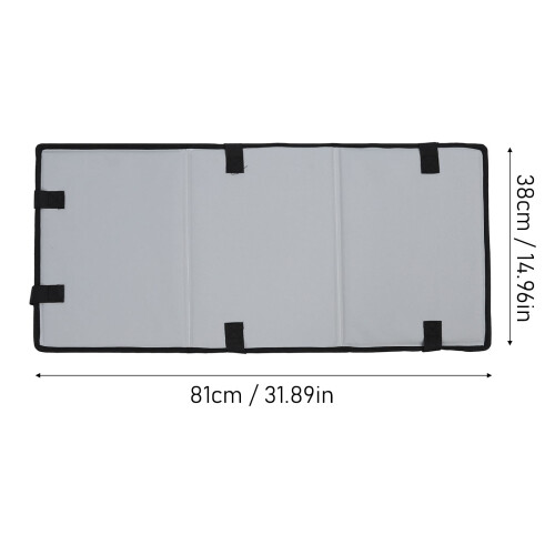 Cache-échelle gris pour lit superposé 81 x 38 cm 31,89 x 14,96 in 1