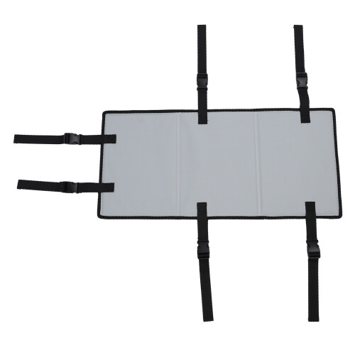 Cache-échelle gris pour lit superposé 81 x 38 cm 31,89 x 14,96 in 2