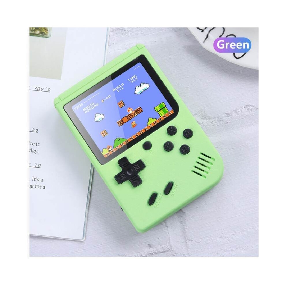 (Green)MáQuina De Juegos PortáTil Juguete Interesante Consola De Video Retro PortáTil Color Macaron-image