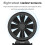 Anemómetro digital negro 252x84x33mm 3xAAA LCD 4