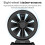 Digitales Anemometer 215x83x33mm LCD 3x AAA-Batterien 9