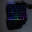 Teclado numérico/ratón 4-en-1 con retroiluminación RGB para Android/iOS 6