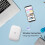 D11 Wireless Pocket Label Printer 203DPI 15mm Support for iOS Android in White, Pink, Green 4