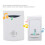 Campanello wireless 50 mAh 120 m 38 melodie 3