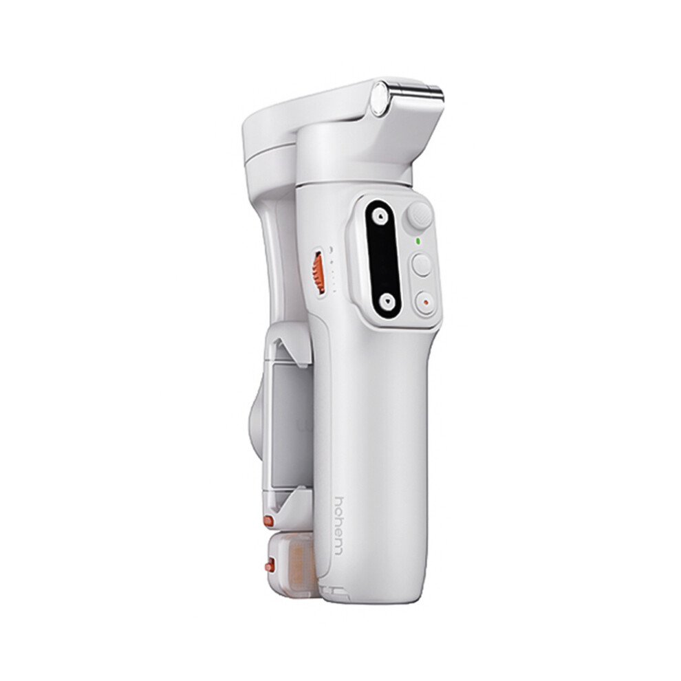 Extendable 3-Axis Smartphone Gimbal Stabilizer with AI Tracking, LED Light & Remote