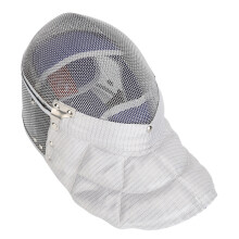Schutzausrüstung Helm aus Stahlnetz wasserdichte Futter Schwert-Gesichtsmaske Schutz für Wettkämpfe Sportaktivitäten XL