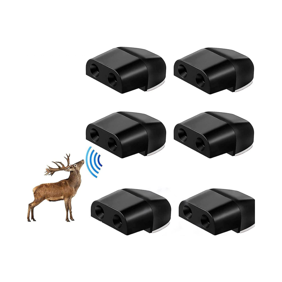 6 Deer Whistles Wildlife Warning, Self-Adhesive Warning Car Device, Deer Alarm Road Safety Horn Device Animal Alert Whistle For Cars, Veh 9092950246141