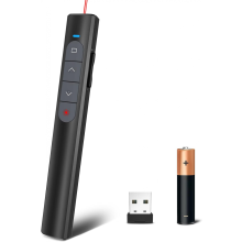 Presentation Clickers Powerpoint Pointer Pen, 2,4 GHz Hyperlink Volume Draadloze Computer Afstandsbediening voor Presentatie, Onderwijs, Kan