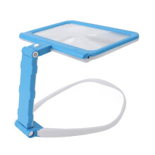 Ingranditore da collo 5 48 LED Blu ABS 3AAA