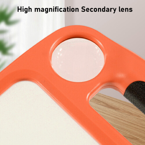 Loupe LED 5x/10x, rectangulaire, 3 modes, orange 2