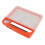 Loupe LED 5x/10x, rectangulaire, 3 modes, orange 10