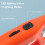 Loupe LED 5x/10x, rectangulaire, 3 modes, orange 5