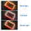 Loupe LED 5x/10x, rectangulaire, 3 modes, orange 4