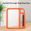 Loupe LED 5x/10x, rectangulaire, 3 modes, orange 6
