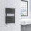 AICA (Anthracite, 650x400mm) Heated Towel Rail Flat Central Heating Radiator 2