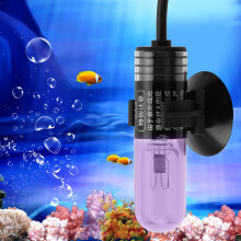 3W Fish Tank UV Sterilization Lamp for up to 500L Aquarium, 15x9x7cm