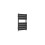 AICA (Anthracite, 650x400mm) Heated Towel Rail Flat Central Heating Radiator 4