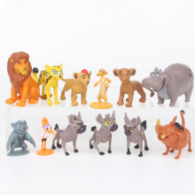 12 stuks The Lion King Simba taarttopper actiefiguur poppen set kindgeschenk speelgoed