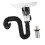 Bonde d'évier extensible 32 mm 40-50 cm inox 195 g 6