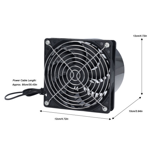 5W Solar-Abluftventilator 12x12x10 cm für den Dachboden 1