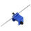 Versatile Aluminum Chain Alignment Tool for Motorcycles & ATVs - Blue 9