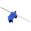 Versatile Aluminum Chain Alignment Tool for Motorcycles & ATVs - Blue 14