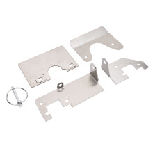 Protector antirrobo de acero inoxidable para portón trasero y puertas traseras de la autocaravana Ducato.