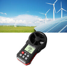 Digitaler Anemometer Windgeschwindigkeitssensor Windtemperaturtester Messgerät LCD-Anzeige für den Außenbereich