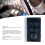 USB Sound Interface Card 48V Phantom Power Mixer Mic Preamplifier Black 6
