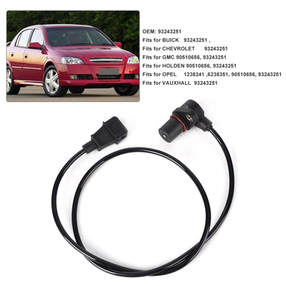 Engine Crankshaft Position Sensor For Opel Vauxhall Chevrolet Gmc 93243251 Black 4961334211912