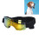Gafas para perros con correa ajustable, a prueba de UV, rojas 13