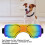 Gafas para perros con correa ajustable, a prueba de UV, rojas 4