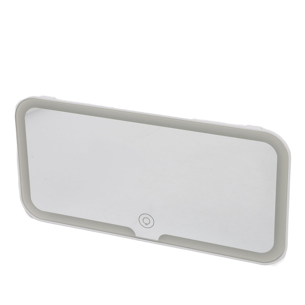 Usb Rechargeable Sun Visor Vanity Mirror With 3 Led Modes Light 4611334213248