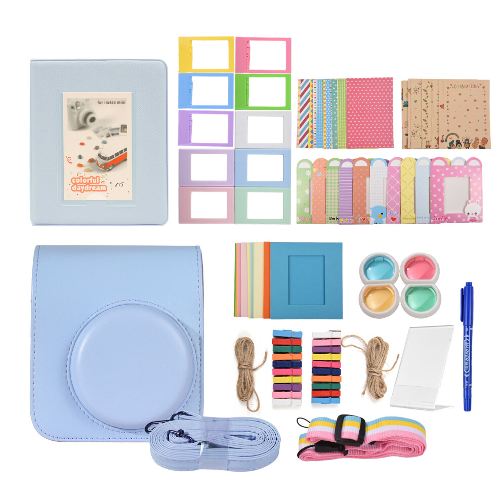 Instant Camera Accessories Kit for Fujifilm instax mini 12 with Bag, Straps, Photo Album & More